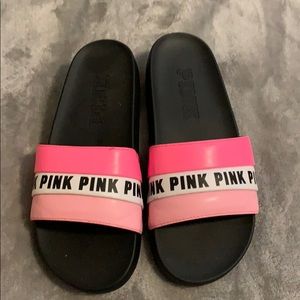BRAND NEW PINK SLIDES